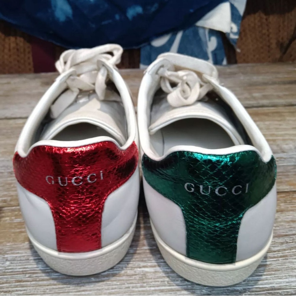 Size 9 - Gucci Ace Embroidered Bee W - Picture 2 of 6